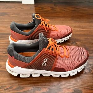 On Running Men's Orange Running Shoes